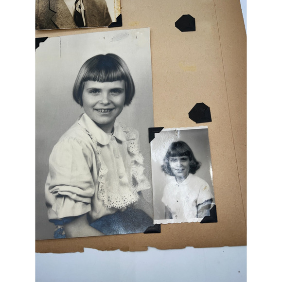 Vintage Black & White Photos Scrapbook Pages Kids Teens Handsome Young Man - Picture 5 of 7